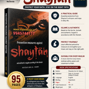 Preventive Measures Against Shaytan {#1186}
