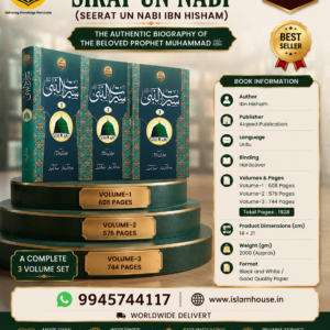 Sirat un Nabi (ﷺ) 3 Vol 14*21  (Seerat un Nabi Ibn Hisham{#0674}